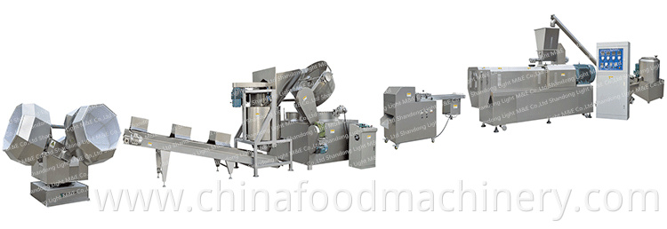 Crispy Chips Bugles Sticks Process Line